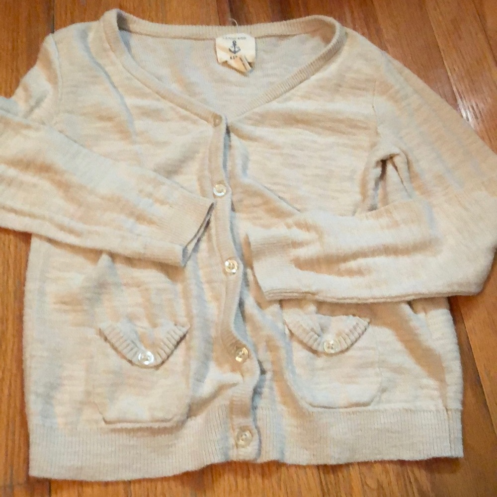 Soft lightweight cardigan by lands end size 5–6